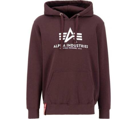 Alpha Basic Hoody deep maroon