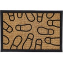 Mojkoberec Kokos + guma stopy Hnedá 40x70 cm