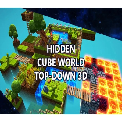 Hidden Cube World Top-Down 3D