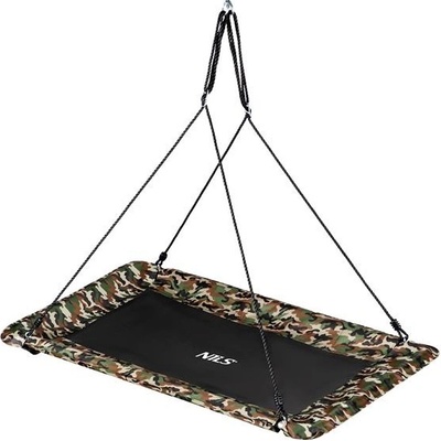 Nils Camp Obdelníková houpačka typu čapí hnízdo NB5043 maskáčová