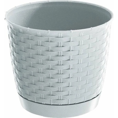 PROSPERPLAST Kvetináč RATOLLA ROUND 21,7 cm, biely