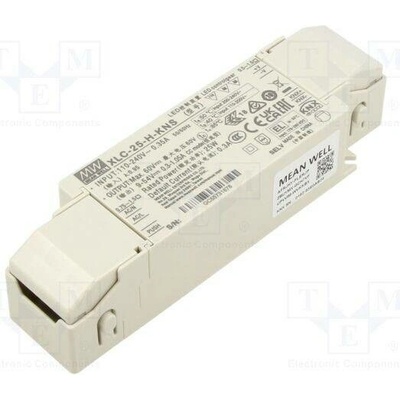 MEAN WELL XLC-25-H-KNS Napájecí zdroj: spínaný; LED; DALI 2,NFC; 25W; 9÷54VDC; 100÷305VAC