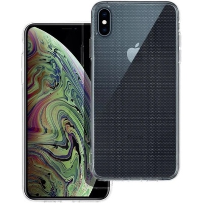 Apple Силиконов калъф кейс CLEAR Case 2mm за iPhone XS Max, прозрачен