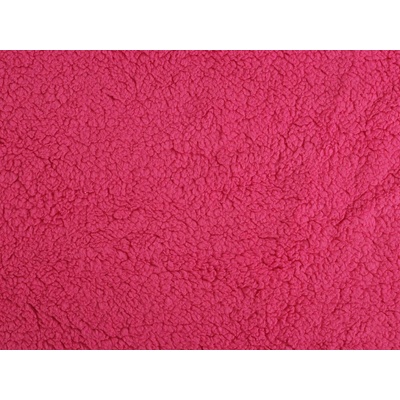 Kožešina beránek úplet Varianta: 5 pink, Balení: 1 m