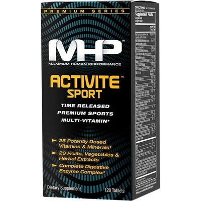 MHP Activite Sport / Time Released Premium Sports Multi-Vitamin [120 Таблетки]