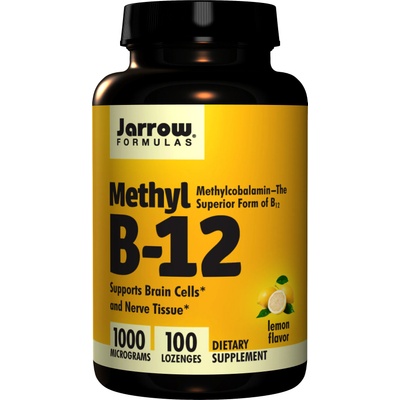 Jarrow Formulas Jarrow Methyl B-12, 1000 mcg, 100 таблетки за смучене