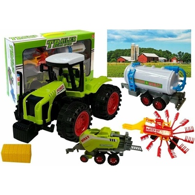 LeanToys Sada hraček a balíkovačů Farm Cars