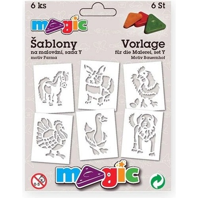 Primo Magic Papírové šablony sada Y Farma