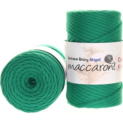 Maccaroni Abigail 5 mm Tmavší zelená