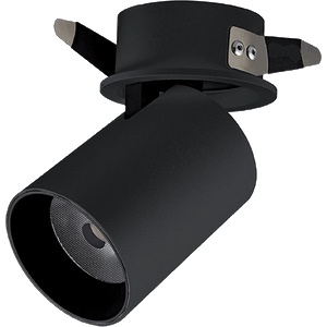 ELMARK Tlom sky cob ОСВЕТИТЕЛ ВГРАДЕН МОНТАЖ 15w 4000k 30° ЧЕРЕН (93tlbm1540/bl)