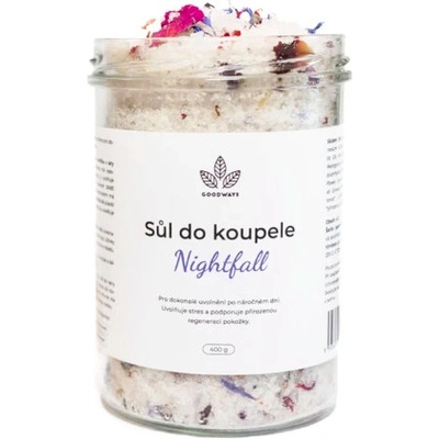 GoodWays sůl do koupele Nightfall 400 g