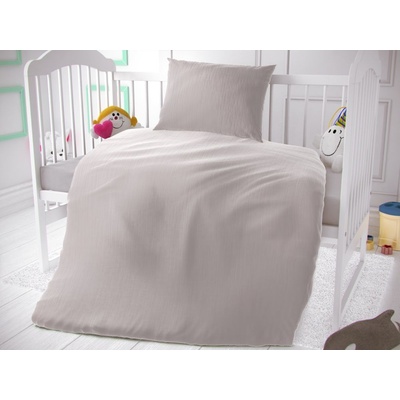 Kvalitex Detské mušelínové obliečky smotanové 90 x 135 cm 45 x 60 cm