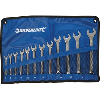 Silverline Súprava očkoplochých kľúčov 6 - 22 mm 12 ks 633799