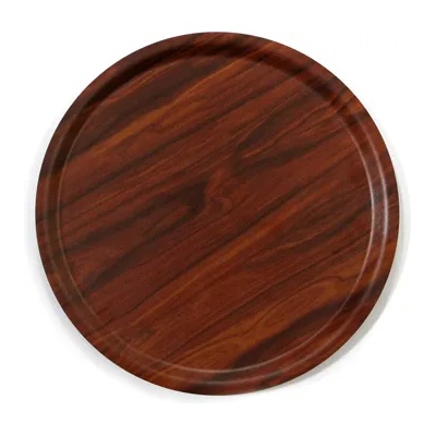 Horecano KN-Табла за сервиране кръг с неплъзгащо покритие Ø43cm КАФЯВО (43. KCE) (01361255)