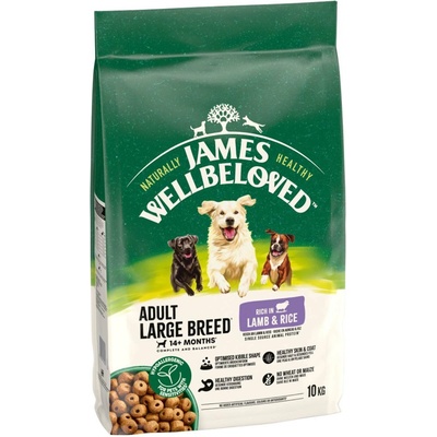 James Wellbeloved Adult Large Breed Dog Hypoallergenic jehněčí & rýže 2 x 10 kg