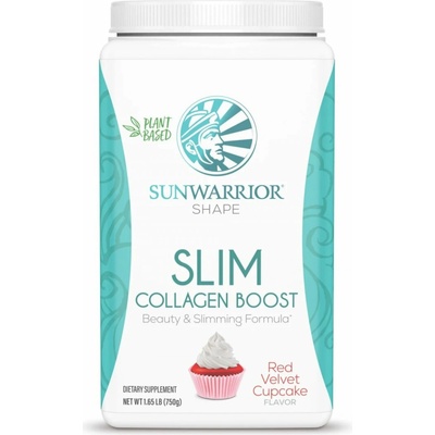 Sunwarrior Slim Collagen Boost Red Velvet cupcake 750 g