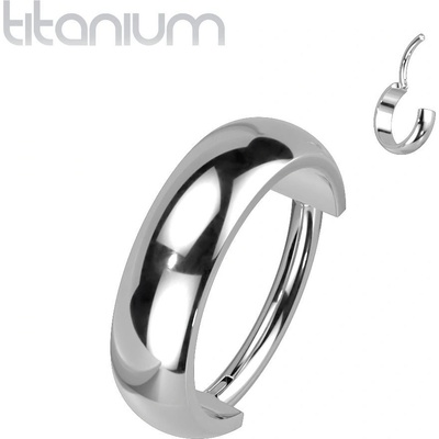 Šperky4U segment kruh helix cartilage tragus piercing titan TIT1223-1208