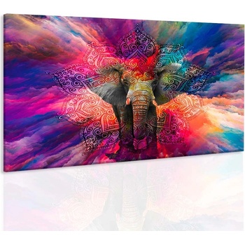 Obraz slon štěstí 90x60 cm