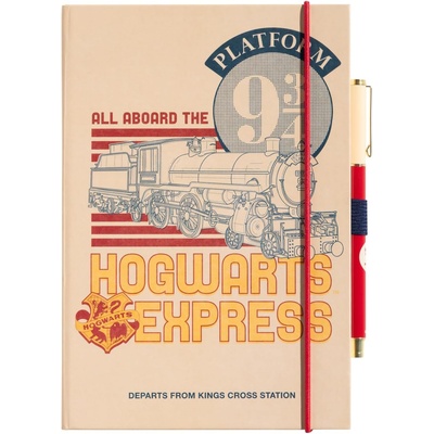 Комплект тефтер с химикалка Erik Movies: Harry Potter - Platform 9 3/4, формат A5 (CPA5057)