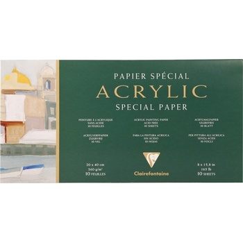 Clairefontaine Acrylic Pad Panoram Скицник 10 20 x 40 cm 360 g (96490C)