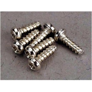 Traxxas кръстата винт 2x6mm полукръгла глава цинк. (6)