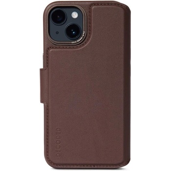Decoded Leather Detachable Wallet MagSafe iPhone 14 Plus - hnedé