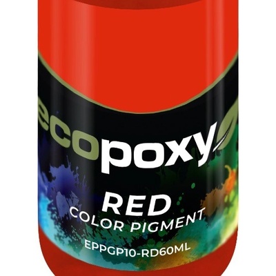 EcoPoxy Farebné pigmenty do živice červená 60 ml