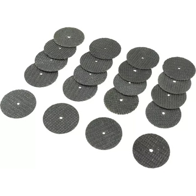 DEDRA-EXIM 08T603 Korundový řezný kotouč na kov 32 x 1,0 mm, sada 20 ks