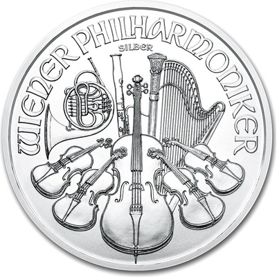 Münze Österreich Strieborná minca Wiener Philharmoniker 2019 1 oz