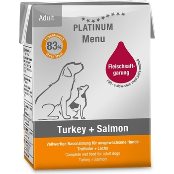 Platinum Menu Turkey & Salmon 375 g