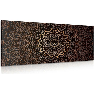 Obraz vintage Mandala v indickém stylu - 140x70