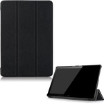 Gigapack Huawei Mediapad T5 10 WIFI GIGAPACK калъф, стоящ, кожен ефект FLIP, държач за настолен компютър, BLACK GP-81095 (GP-81095)