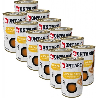 Ontario Cat chicken drink 12 x 135 g