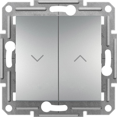 SCHNEIDER ELECTRIC SCHNEIDER Asfora Žaluziový tlačítkový ovládač bezšroubový, alu EPH1300161