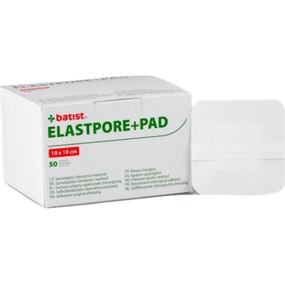 BATIST Elastpore + PAD Sterilné krytie na rany 7 cm x 5 cm 50 ks