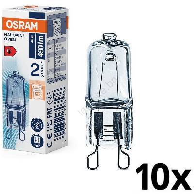 Комплект от 10 крушки за фурна HALOPIN G9/40W/230V 2700K - Osram (P225759-10ks)