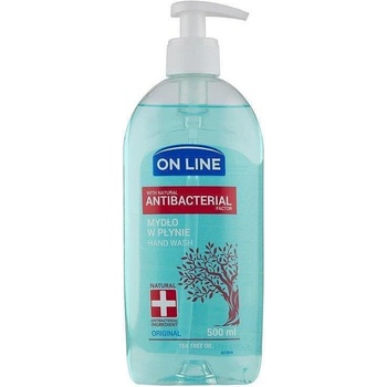 On Line Антибактериален течен сапун Original с масло от зелен чай, 500мл