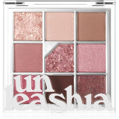 UNLEASHIA Glitterpedia Eye Palette палитра сенки за очи цвят No. 5 All of Dusty Rose 6.2 гр