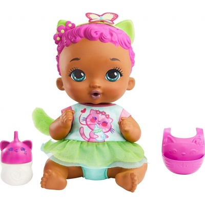 Mattel My Garden Baby bábätko ružovozelené mačiatko