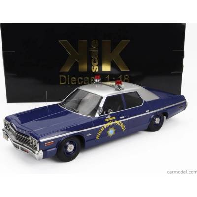 Kk-scale Dodge Monaco Nevada Highway Patrol Police 1974 Modrá Bílá 1:18