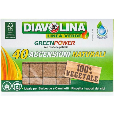 Diavolina bio podpaľač 40 ks