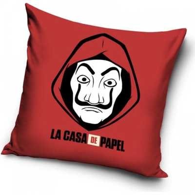 Carbotex Papierový dom La casa de papel Money Heist červený 40 x 40 cm