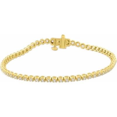 Eppi Zlatý tenisový náramek s lab-grown diamanty Mia BR49396