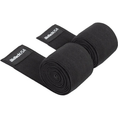 BioTech USA Knee wraps 200 cm černá