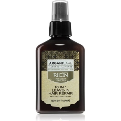 Arganicare Ricin 10 In 1000 mleave-In Hair Repair vlasová kúra 150 ml – Hledejceny.cz