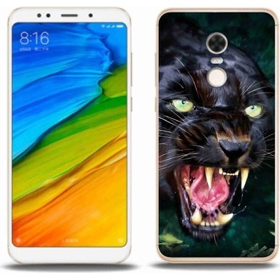 Pouzdro mmCase Gelové Xiaomi Redmi 5 Plus - rozzuřené černé panter