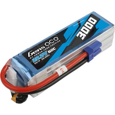 Gens ACE LiPo 6S 6S1P EC5 60C 22,2V 3000 mAh