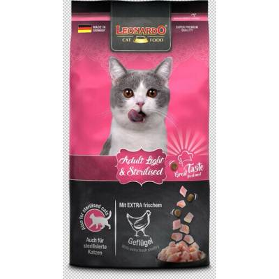 LEONARDO Light krmivo pro dospělé kočky s nadváhou 1,8 kg