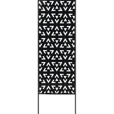 Opora pre popínavé rastliny Lafiora Triangel kovová 60 x 180 cm čierna