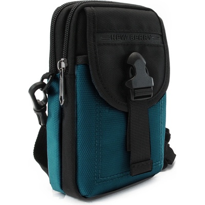 Tmavě zelená pánská praktická crossbody taška Marshiel